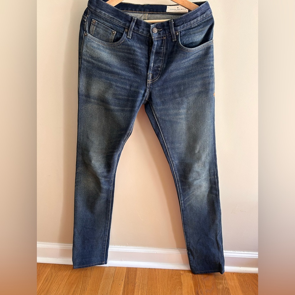 Imogene & Willie ‘Charlie’ Men's Blue Slim Straight Jeans